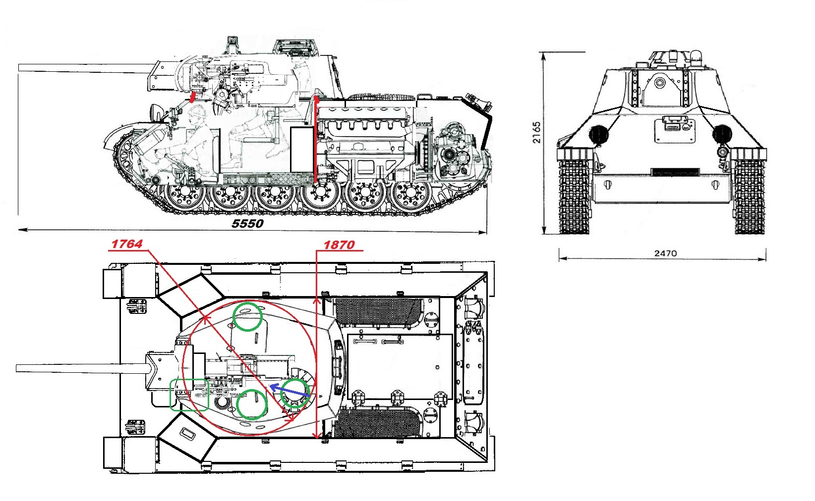 Танк т-50 схемы